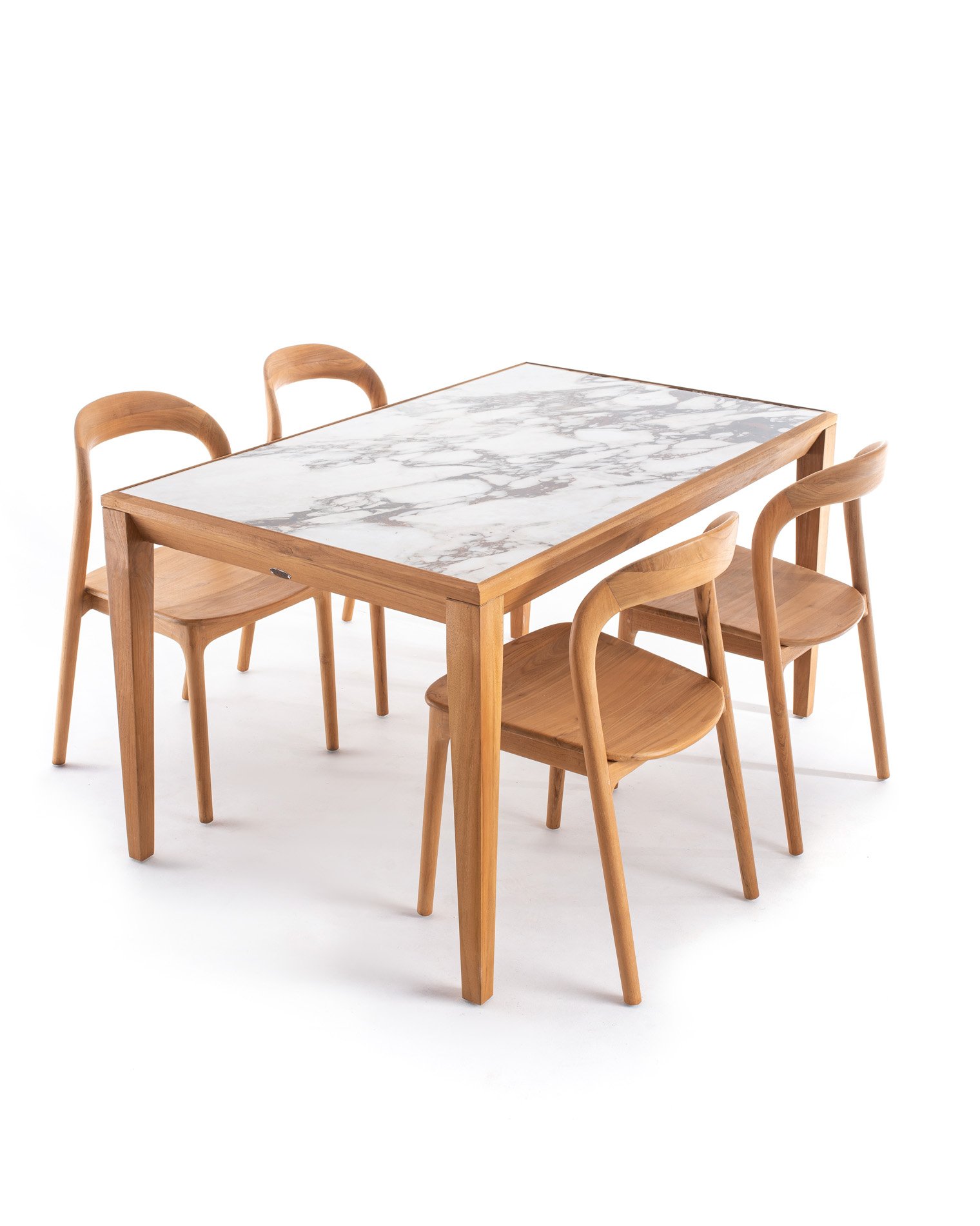 ASTRA DINING TABLE & NEVA DINING CHAIR WOODEN SEAT Thumbnail
